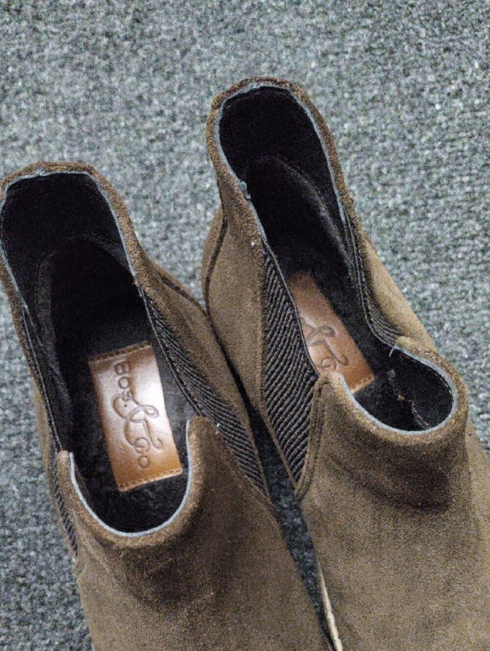 Bos. & Co. Brown Suede Chelsea Ankle Boots/ Booties - Picture 5 of 13